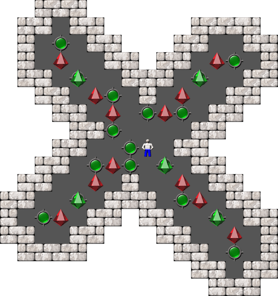 Sokoban Secundus gradus ad Olympo level 43